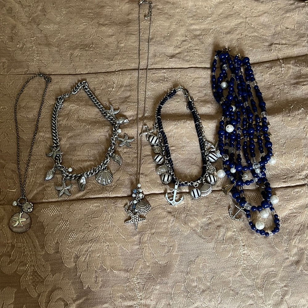 Nautical themed necklaces (5)